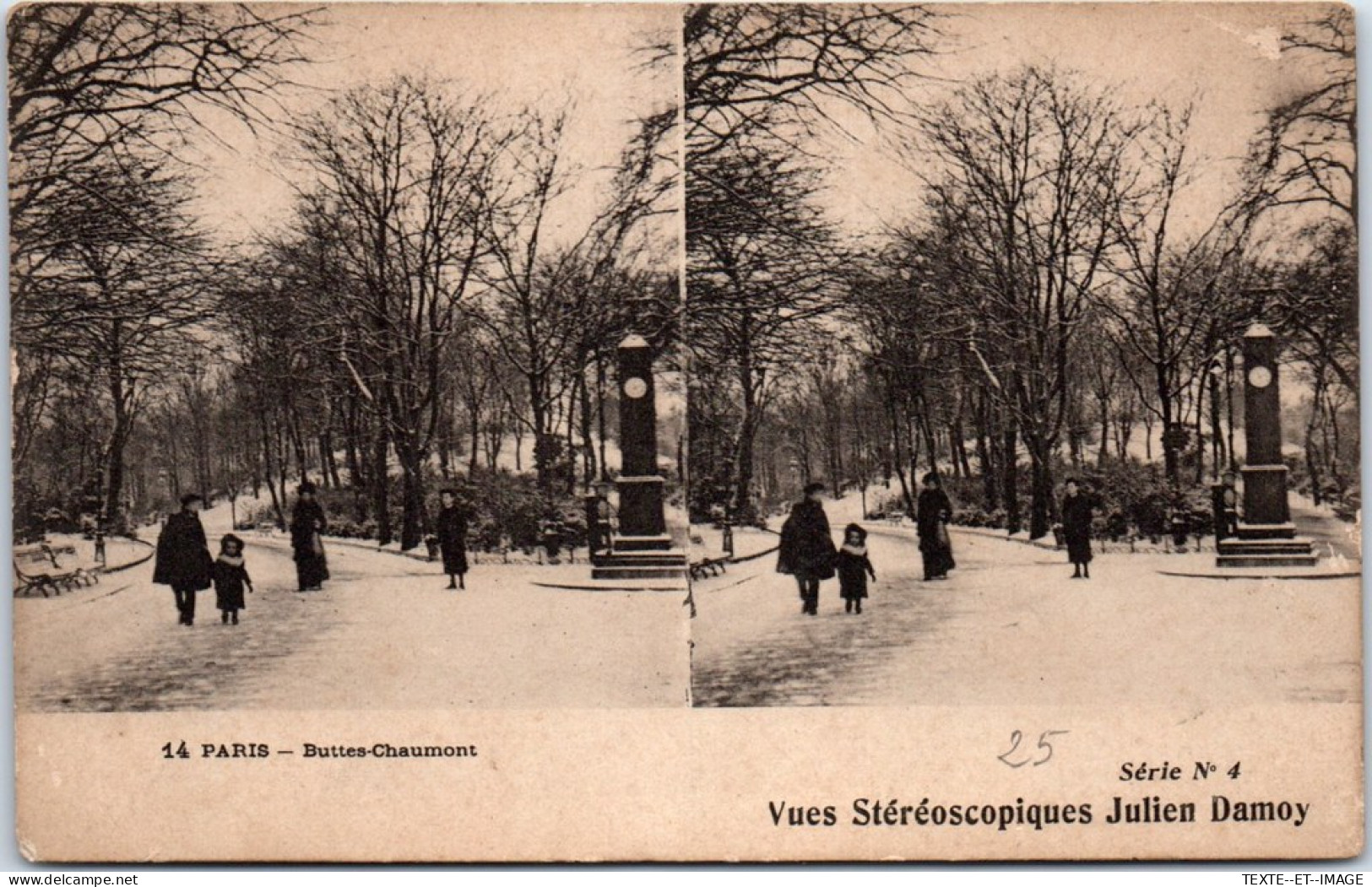 THEMES - STEREOSCOPIE  Carte Postale Ancienne [79107] - Sonstige & Ohne Zuordnung