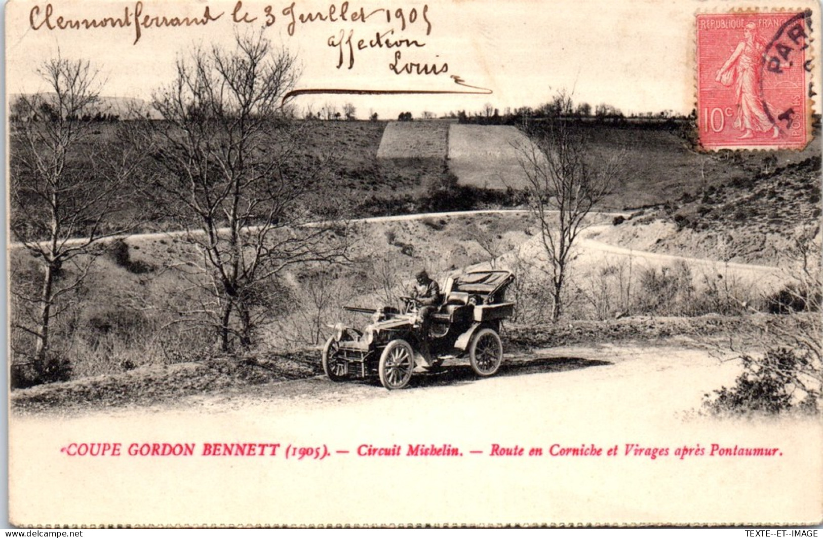 THEMES - AUTOMOBILES  Carte Postale Ancienne [78992] - Sonstige & Ohne Zuordnung