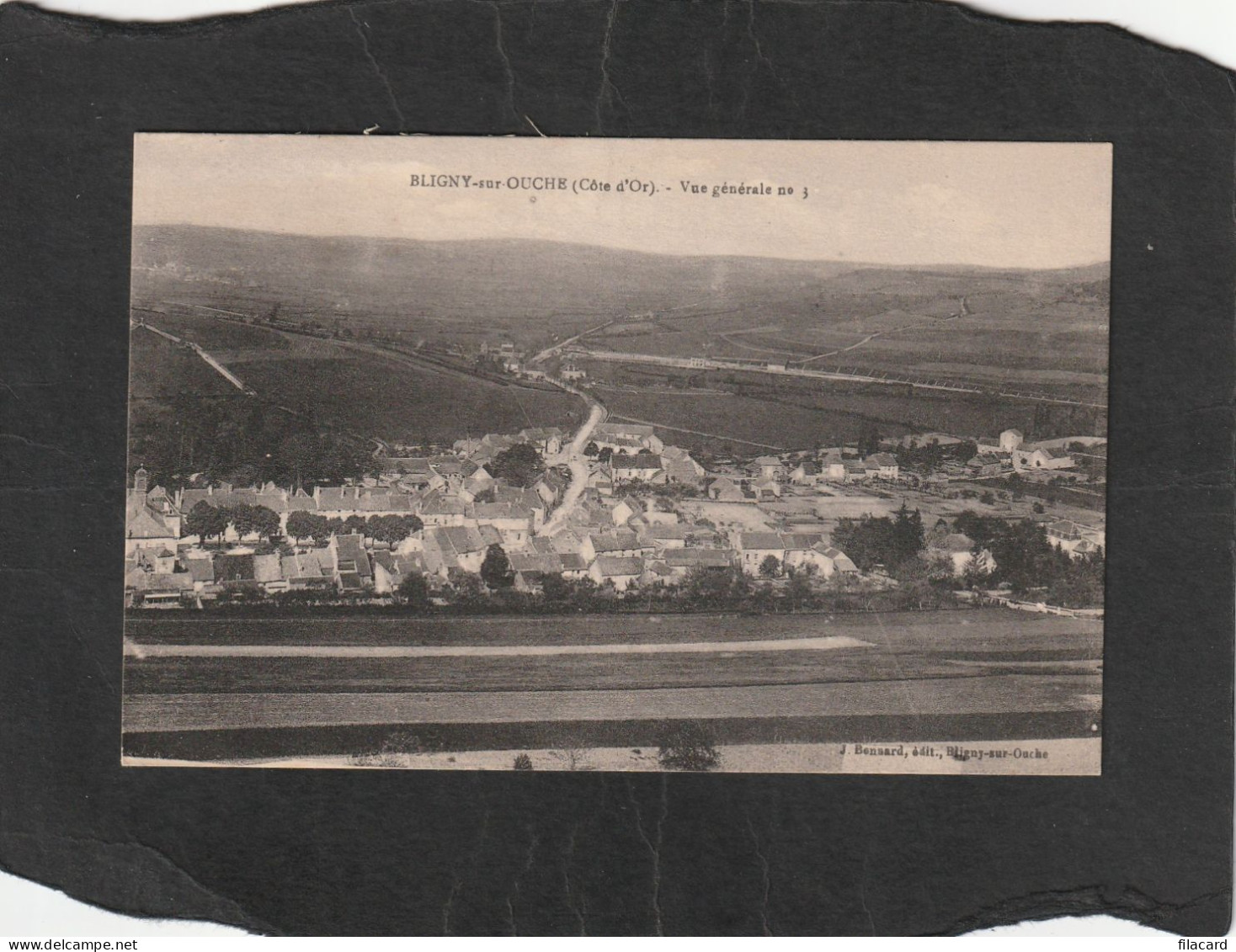 129128        Francia,   Bligny-sur-Ouche,   Vue  Generale,   VG   1936 - Arnay Le Duc