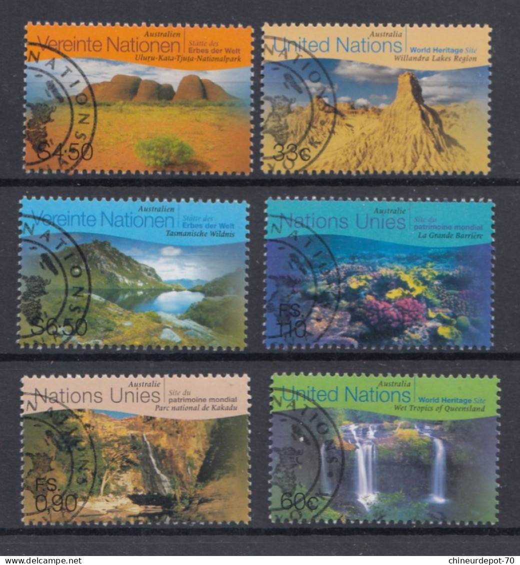 NATIONS UNIES VUE AUSTRALIA - Used Stamps