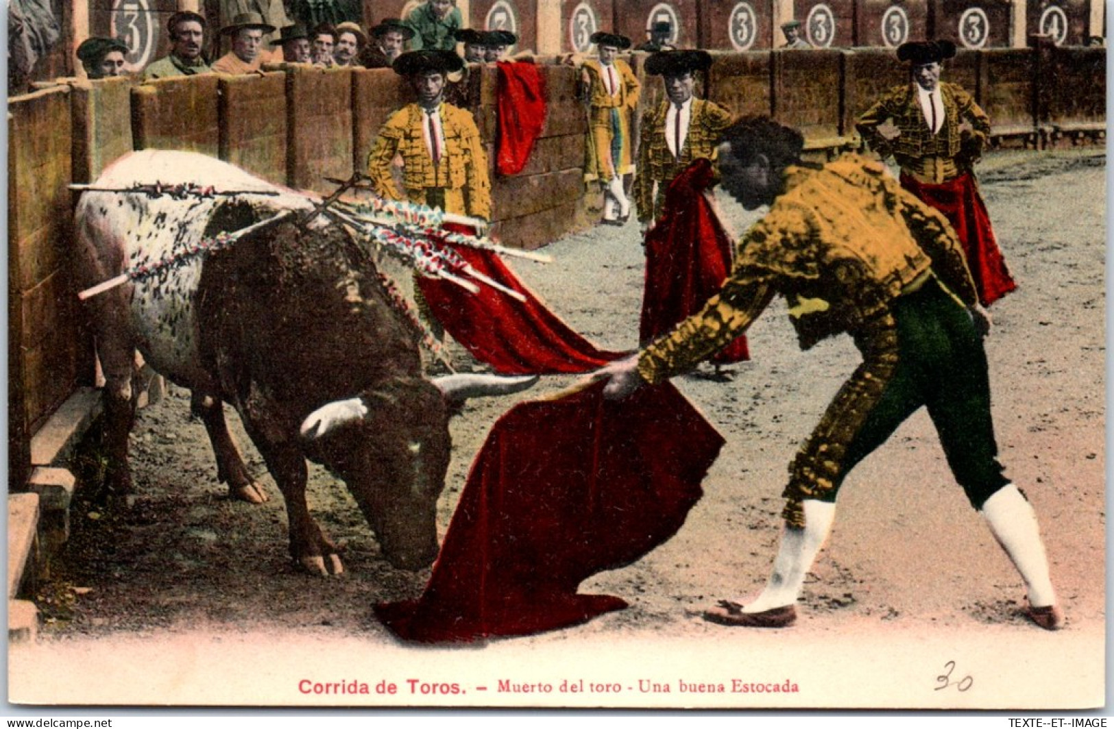 THEMES - TAUROMACHIE  Carte Postale Ancienne [79068] - Corrida