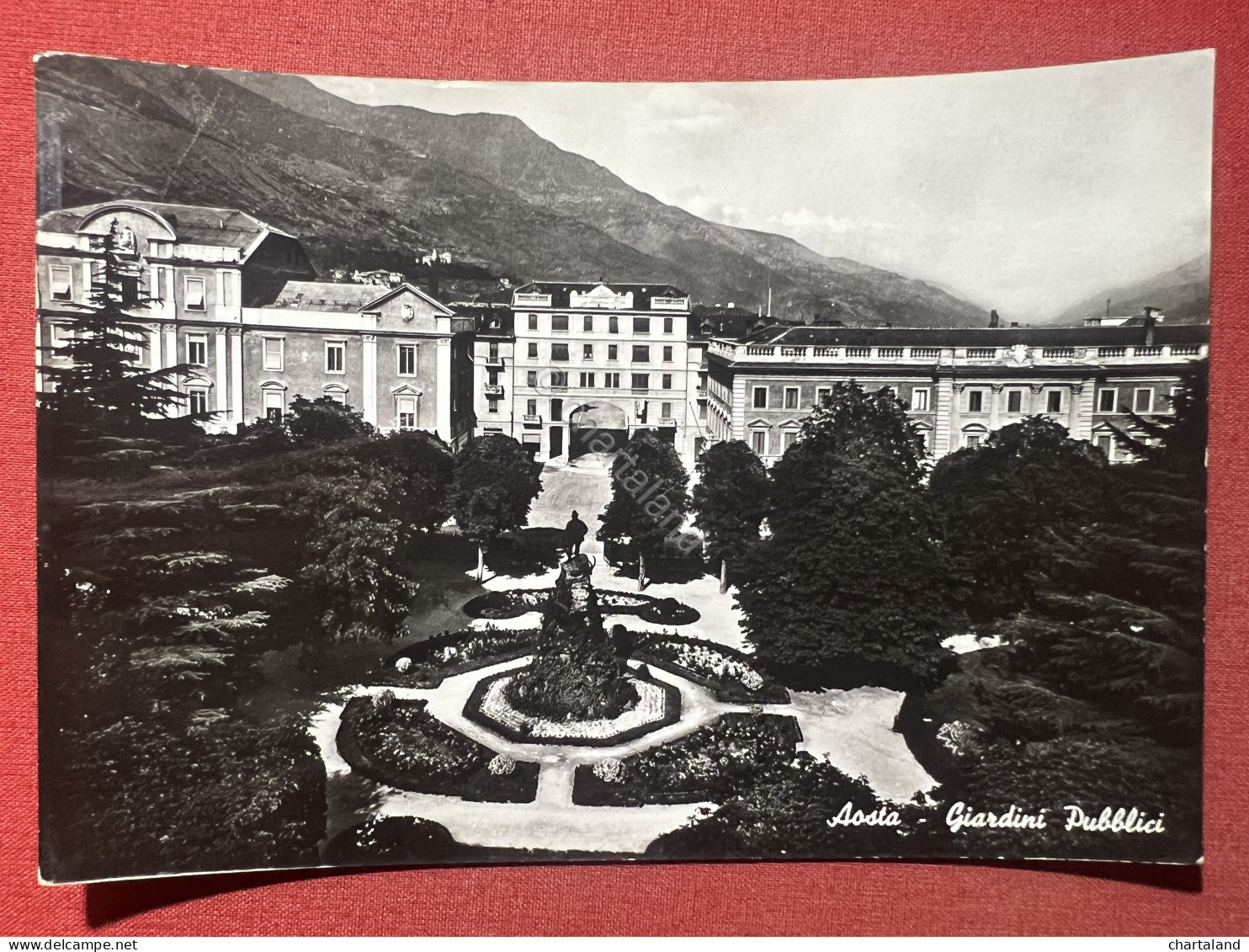 Cartolina - Aosta - Giardini Pubblici - 1950 Ca. - Other & Unclassified