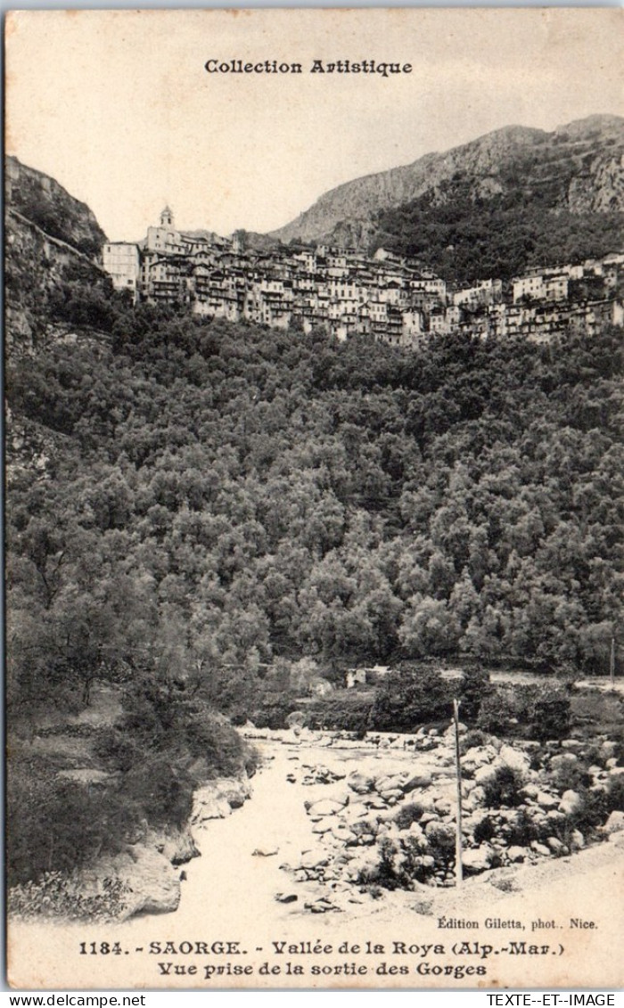 06 SAORGE  Carte Postale Ancienne [79703] - Sonstige & Ohne Zuordnung