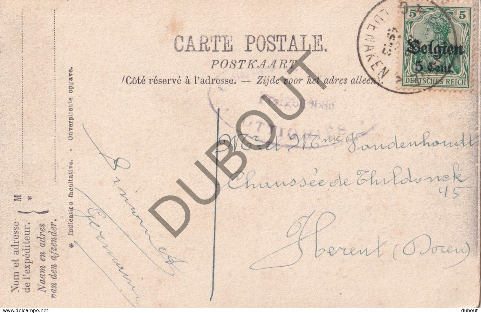 Postkaart - Carte Postale - Jodoigne/Geldenaken - Château Mevis  (C6069) - Jodoigne