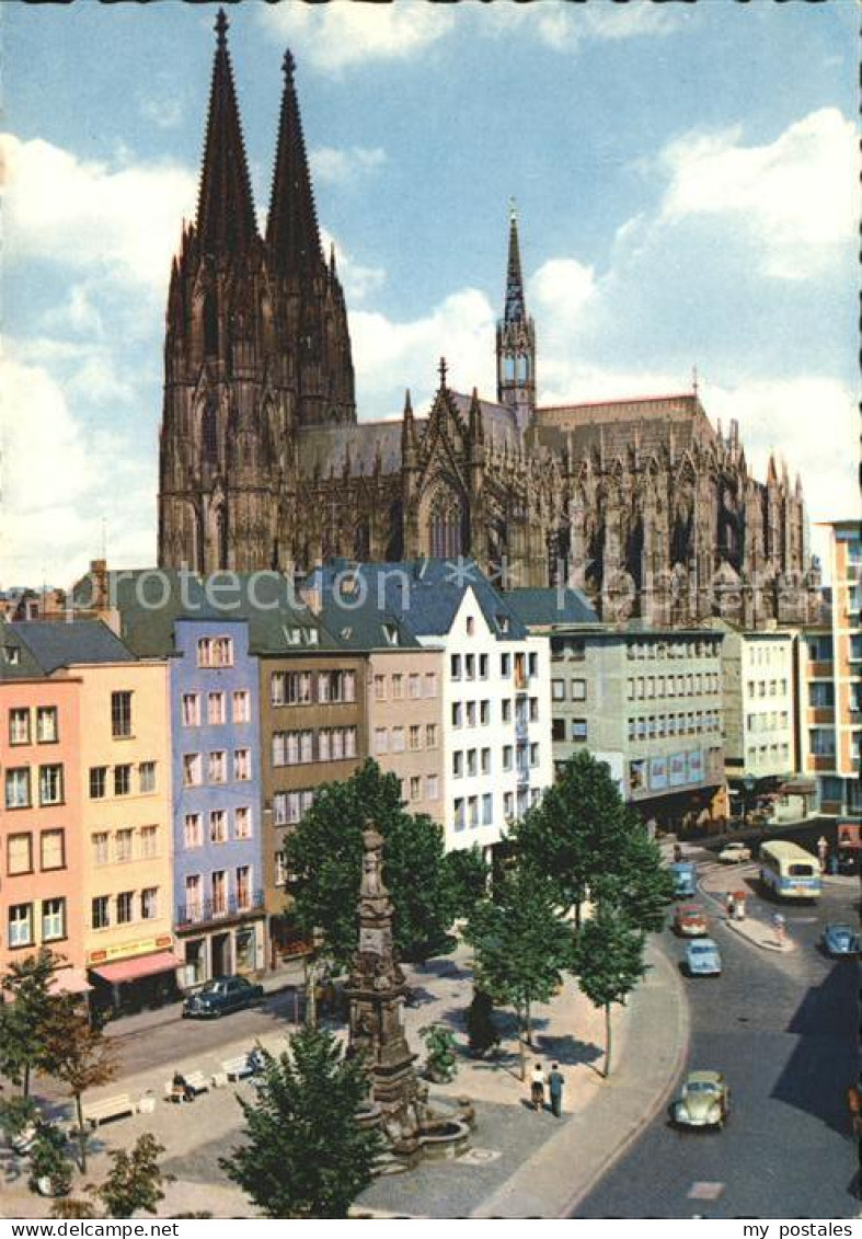 72225071 Koeln Rhein Alter Markt Mit Dom Koeln Rhein - Köln