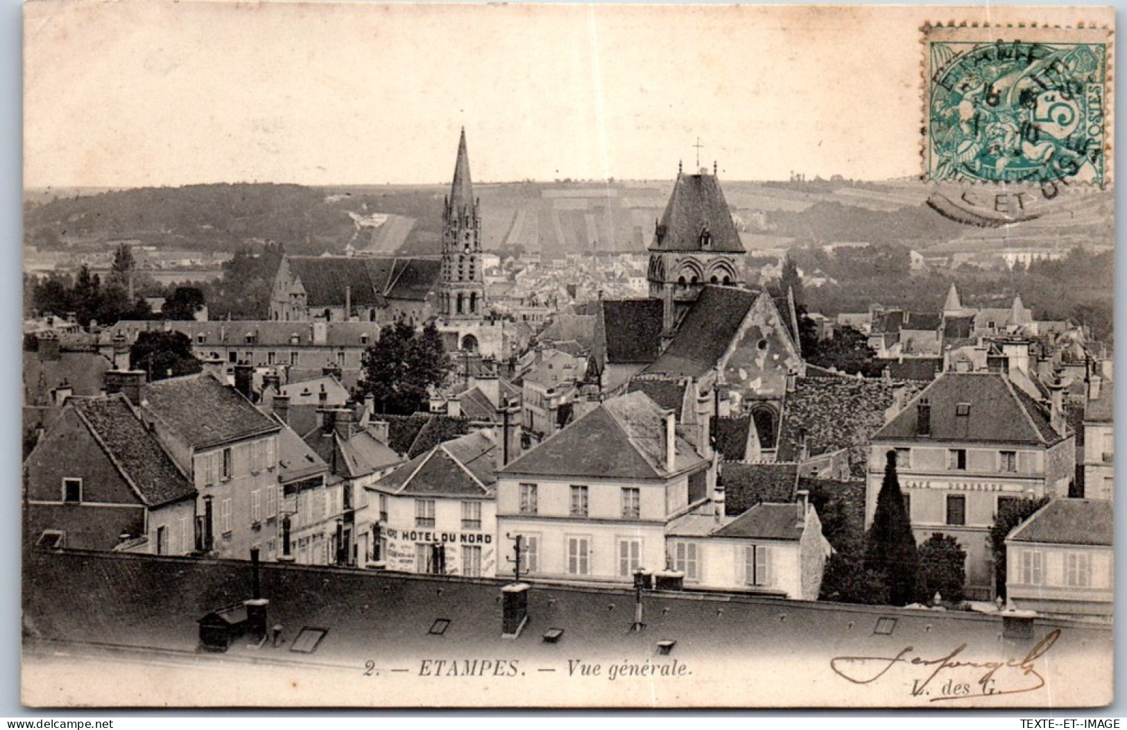 91 ETAMPES  Carte Postale Ancienne[61752] - Sonstige & Ohne Zuordnung