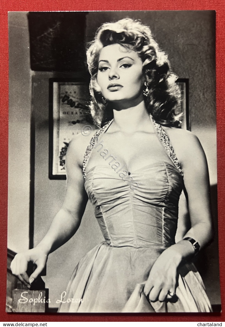 Cartolina Cinema Teatro - Attrice Sophia Loren - 1950 Ca. - Autres & Non Classés