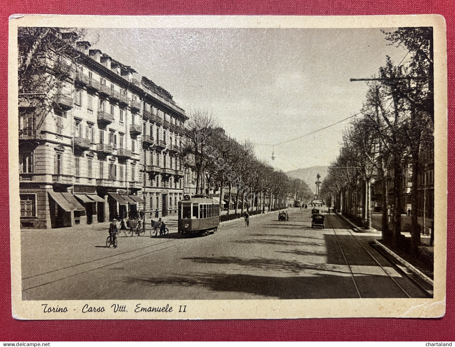 Cartolina - Torino - Corso Vittorio Emanuele II - 1935 Ca. - Otros & Sin Clasificación