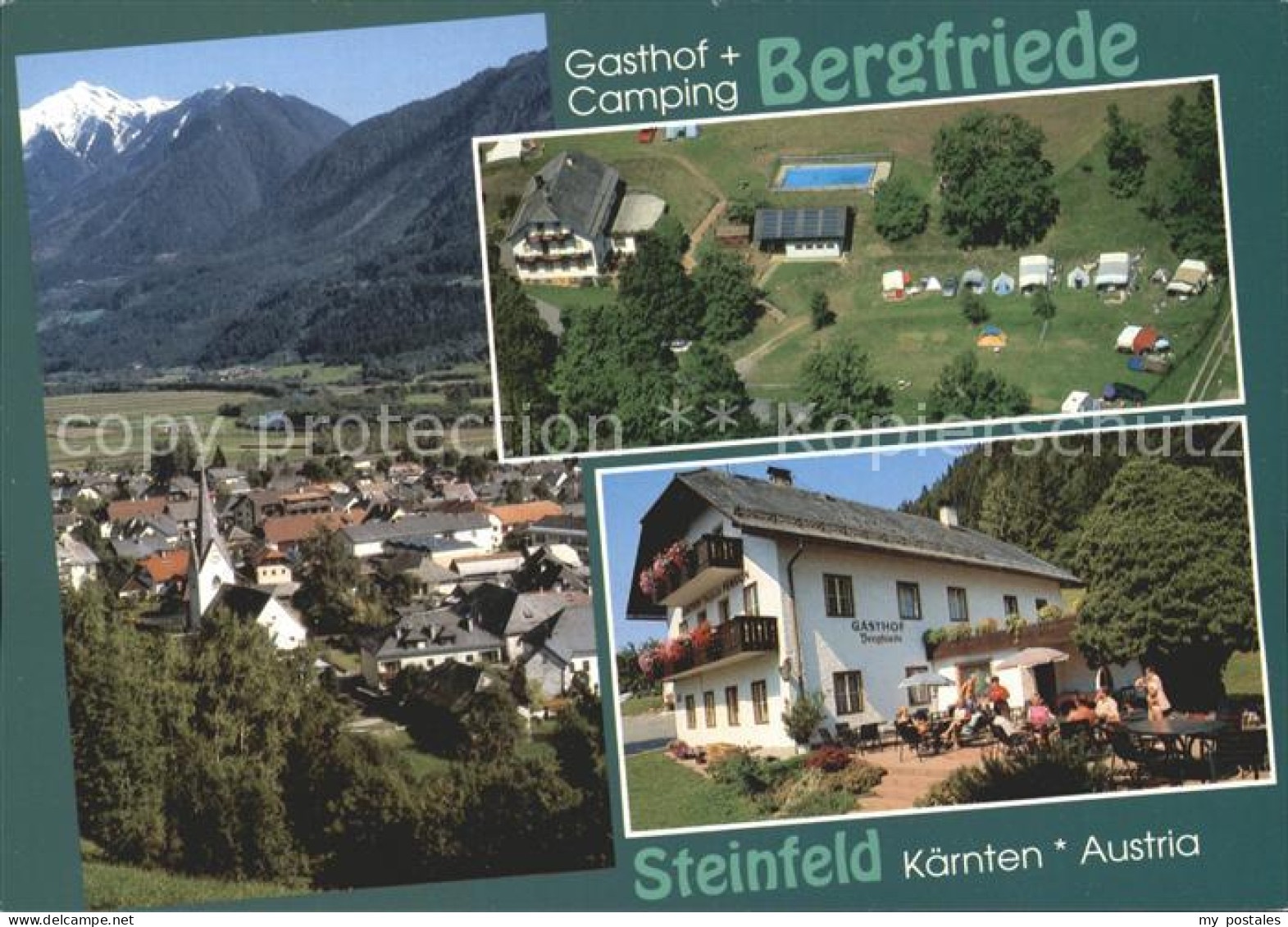 72224239 Steinfeld Kaernten Teilansicht Gasthof Und Camping Bergfriede Steinfeld - Autres & Non Classés