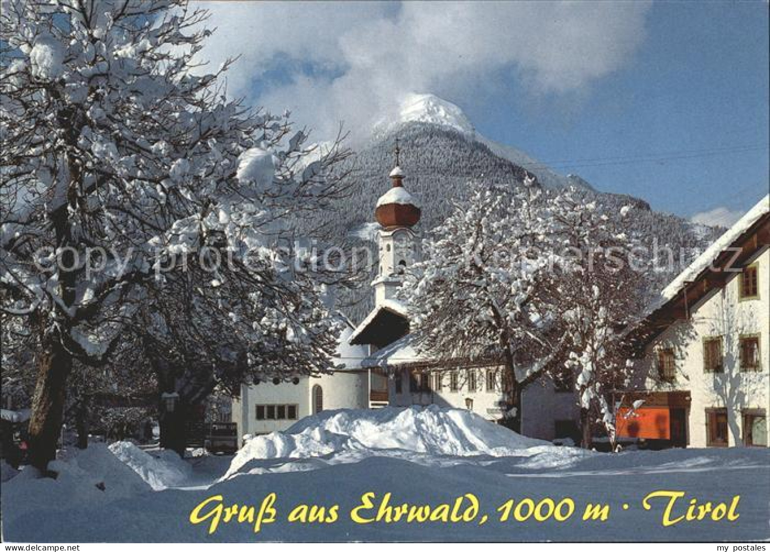 72224054 Ehrwald Tirol Mit Kirche Und Danielspitze Ehrwald - Other & Unclassified