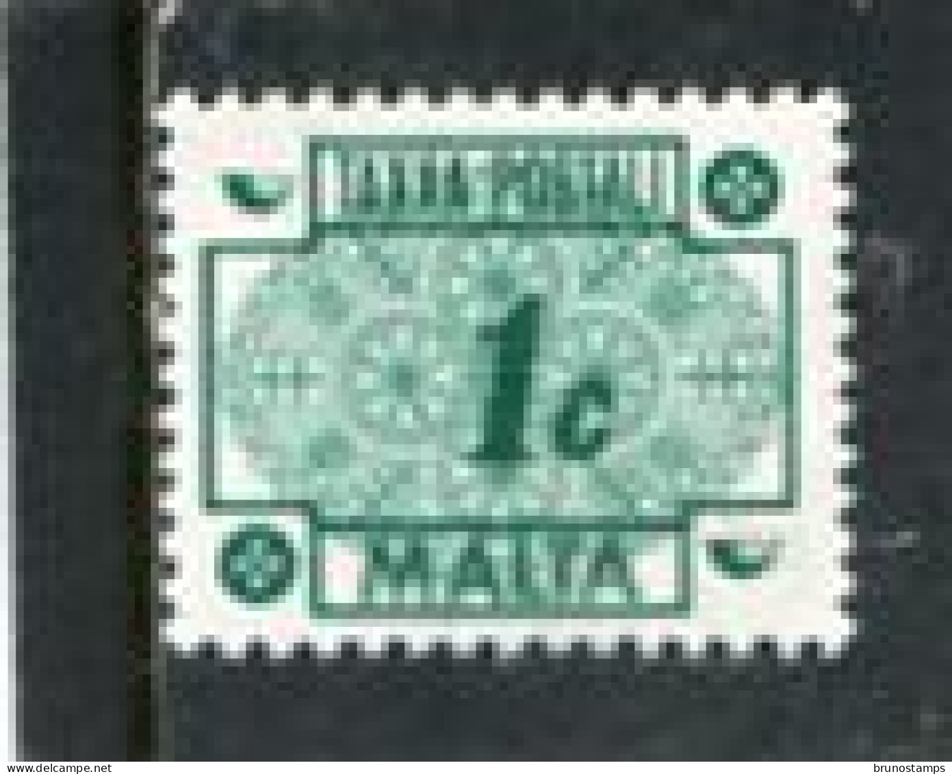 MALTA - 1973  POSTAGE DUE  1c  MINT NH - Malta