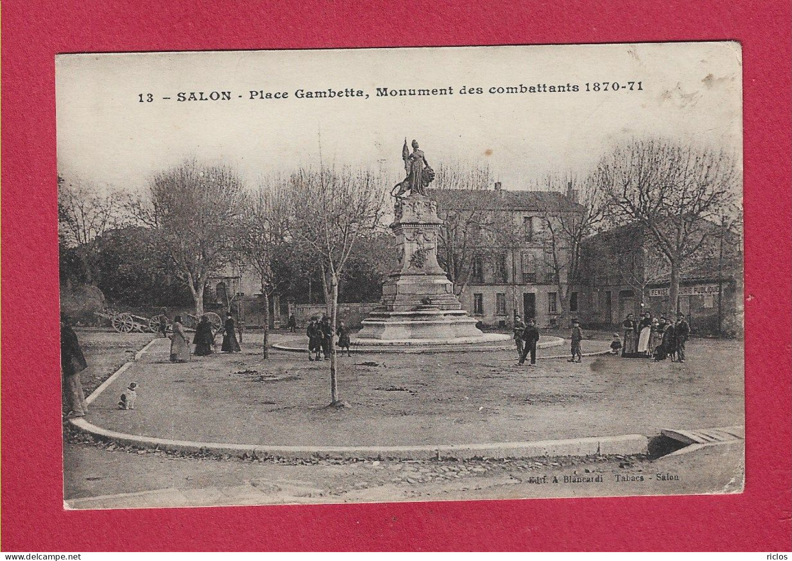 SALON DE PROVENCE  - 13 - Place Gambetta, Monument Des Combattants 1870-71 - Salon De Provence