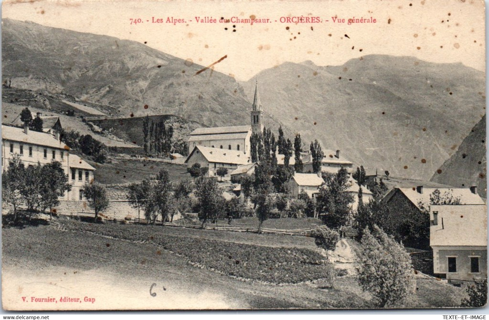 05 ORCIERES  Carte Postale Ancienne[62613] - Other & Unclassified