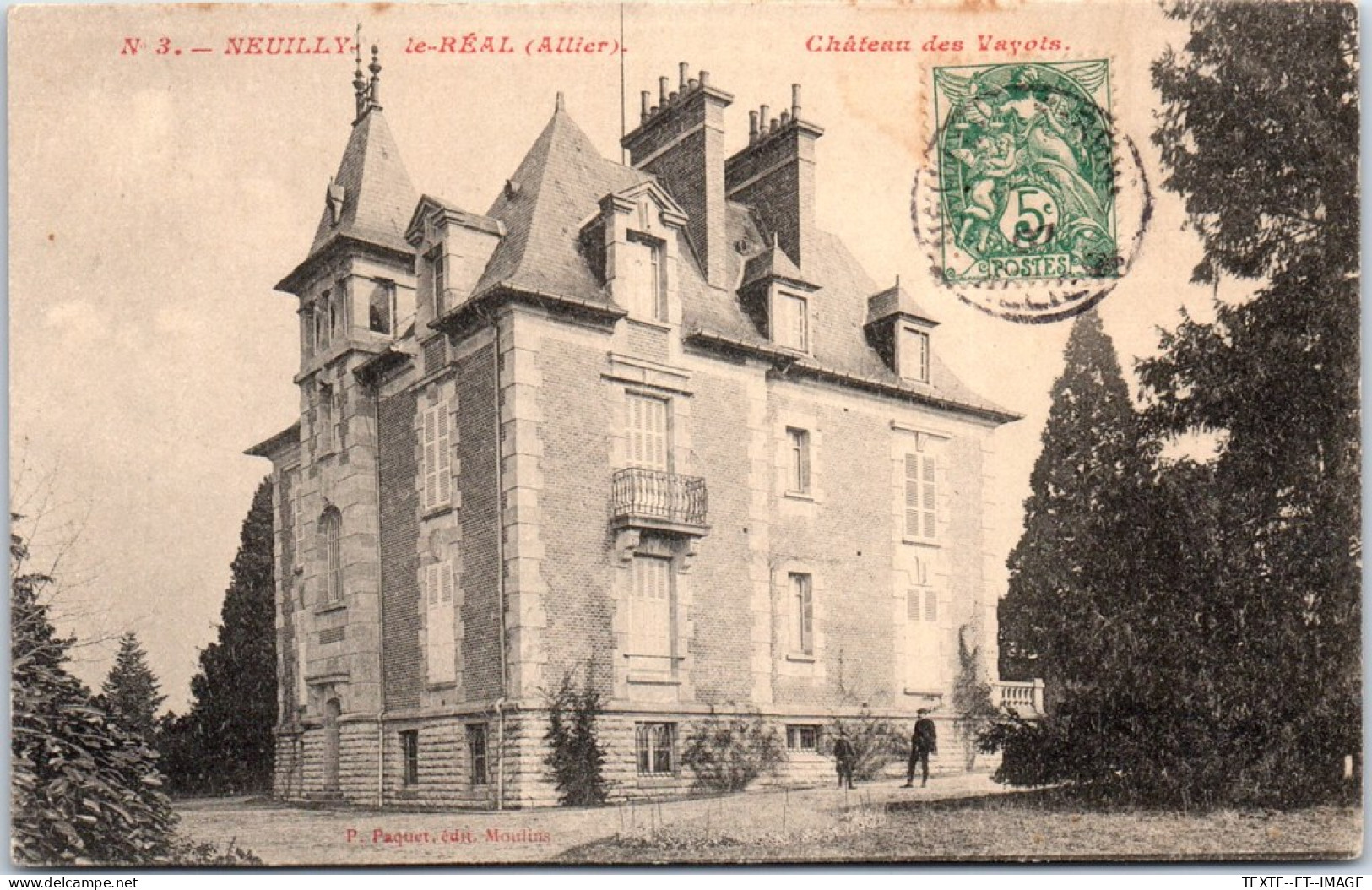 03 NEUILLY LE REAL  Carte Postale Ancienne[63025] - Sonstige & Ohne Zuordnung