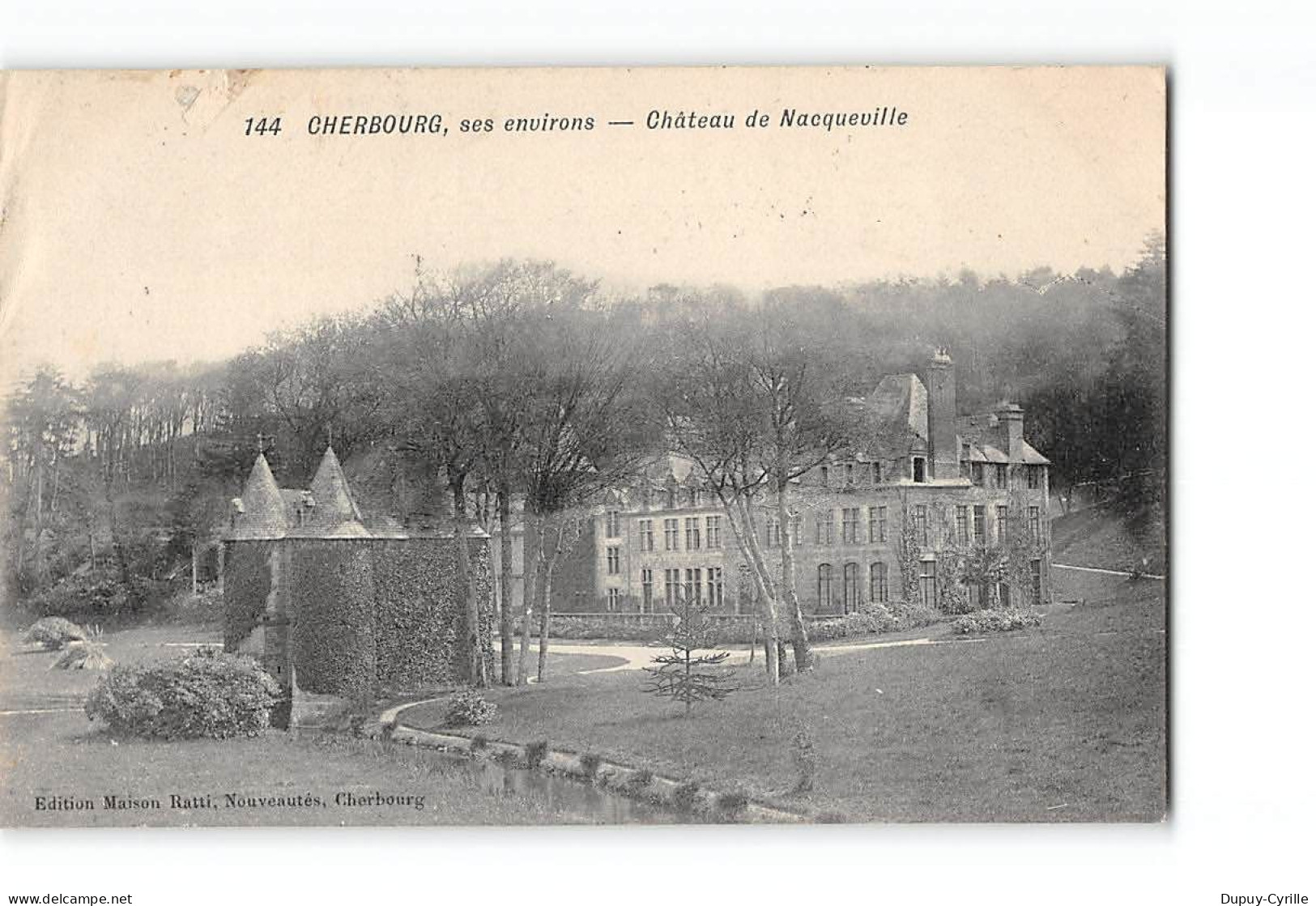 CHERBOURG , Ses Environs - Château De NACQUEVILLE - Très Bon état - Cherbourg