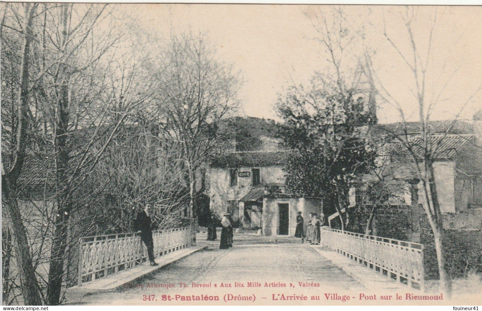 Saint-Pantaléon - L'Arrivée Au Village - Pont Sur Le Rieumoud - Otros & Sin Clasificación