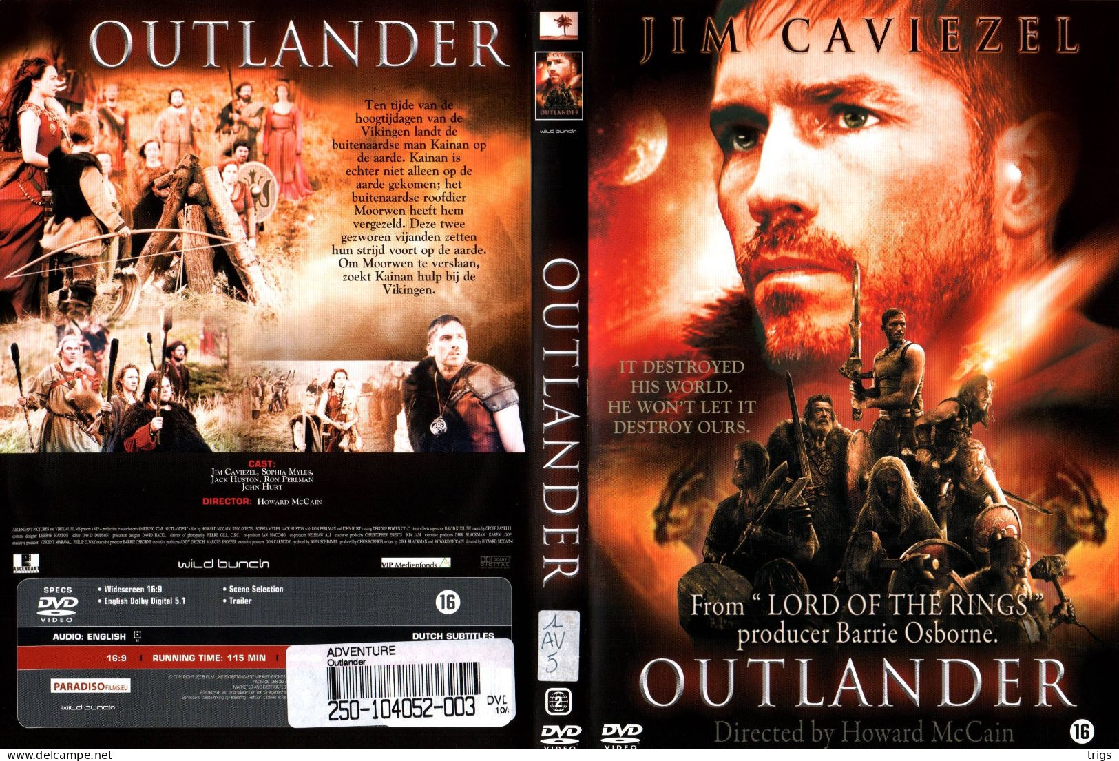 DVD - Outlander - Azione, Avventura