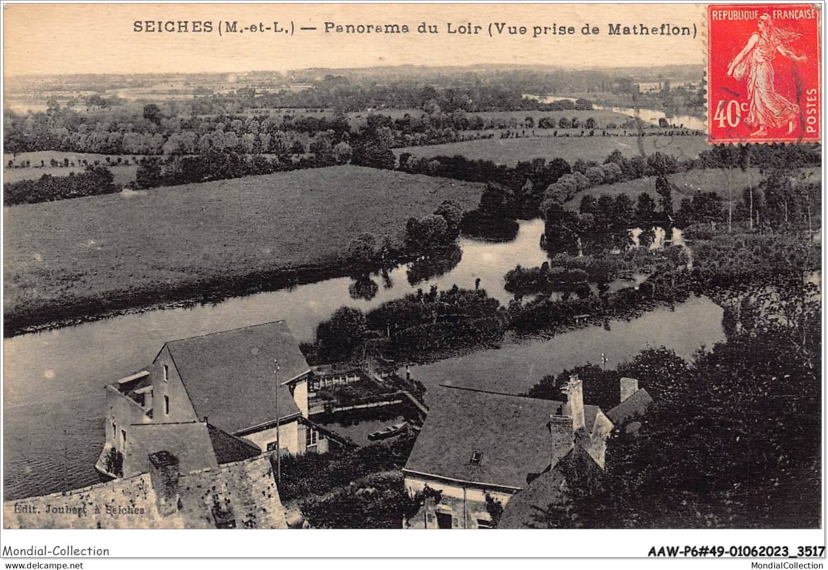 AAWP6-49-0544 - SEICHES - Panorama Du Loir - Vue Prise De Matheflon - Seiches Sur Le Loir