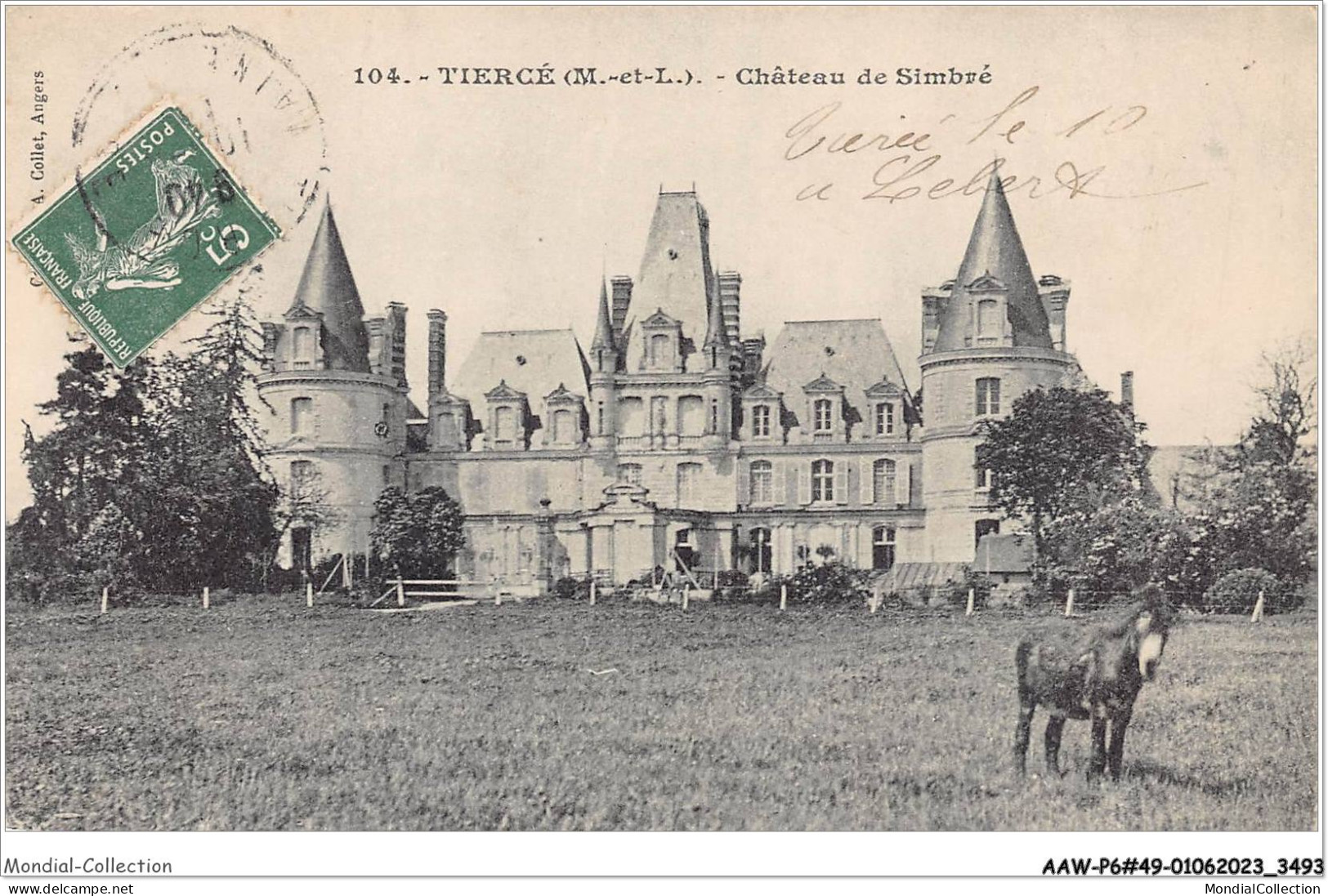 AAWP6-49-0532 - TIERCE - Château De Simbré - Tierce