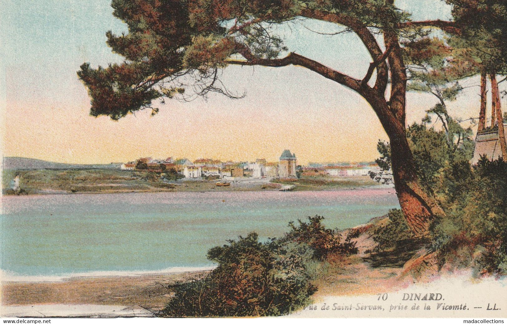 Dinard (35 - Ille Et Vilaine) La Vicomté . Vue Sur St Servan - Dinard