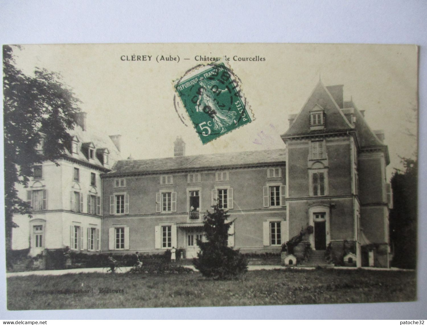 Cpa...Clérey...(aube)...chateau De Courcelles...1910... - Andere & Zonder Classificatie