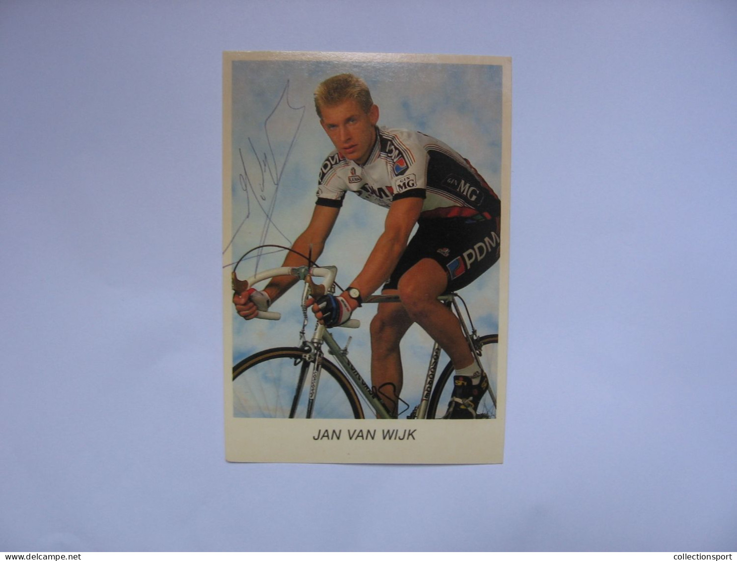 Cyclisme  -  Autographe - Carte Signée Jan Van Wijk - Cyclisme
