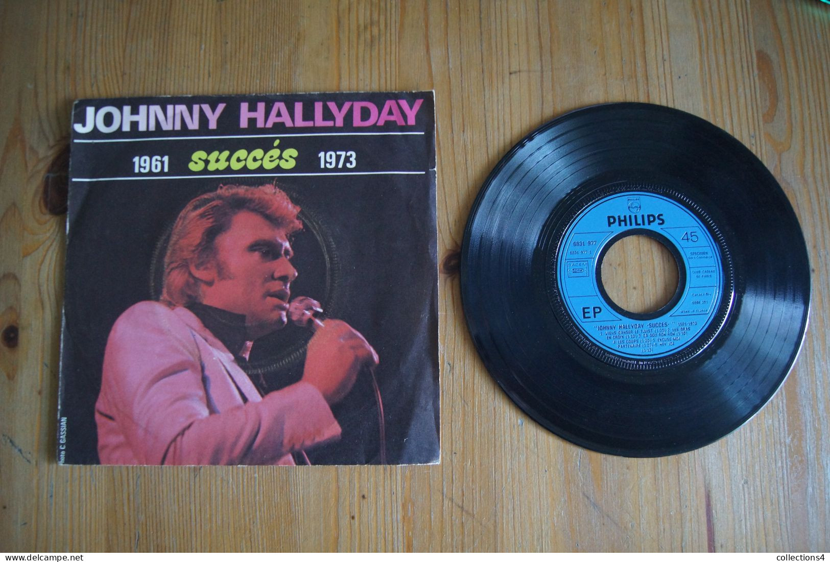 JOHNNY HALLYDAY SUCCES 1961 1973 SP PROMO 1973 - Rock