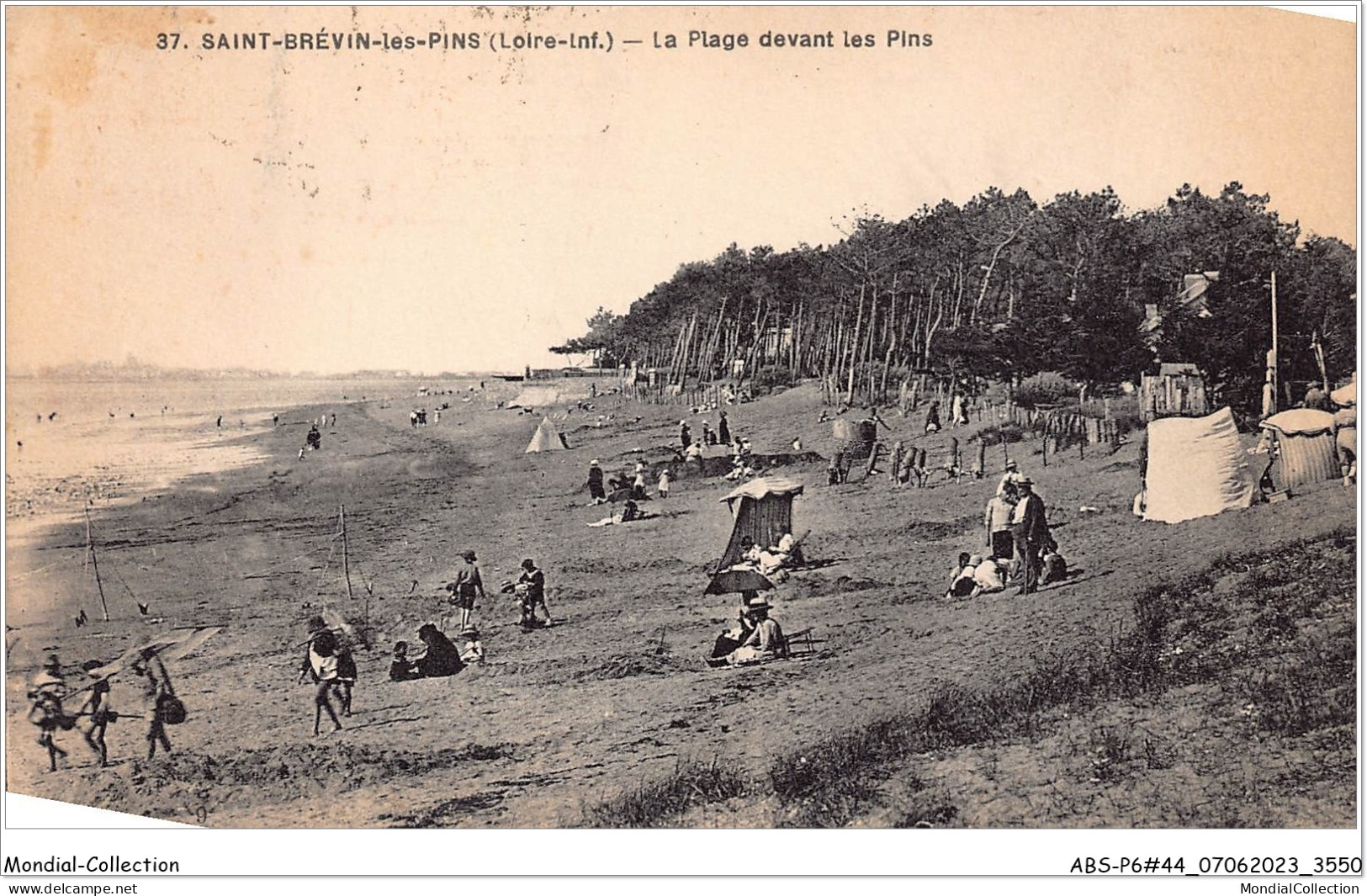 ABSP6-44-0512 - SAINT-BREVIN-LES-PINS - La Plage Devant Les Pins  - Saint-Brevin-les-Pins