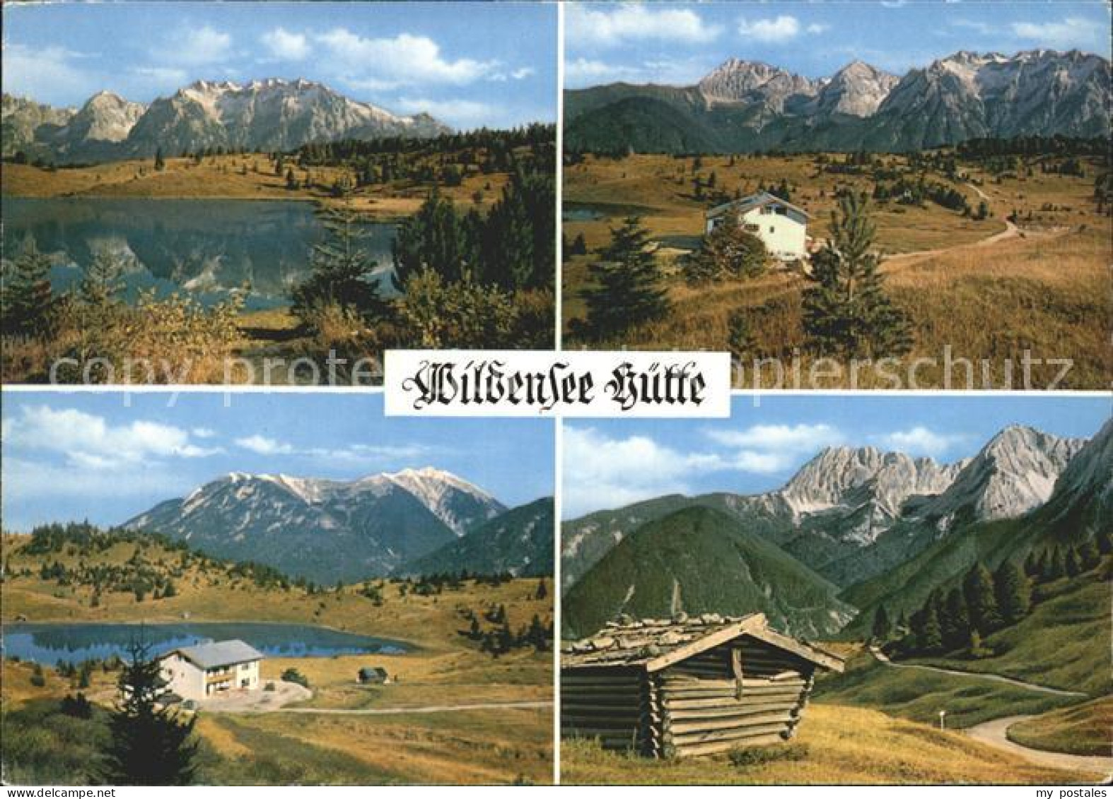 72223516 Mittenwald Karwendel Tirol Berggasthaus Wildenseehuette  Karwendel - Autres & Non Classés