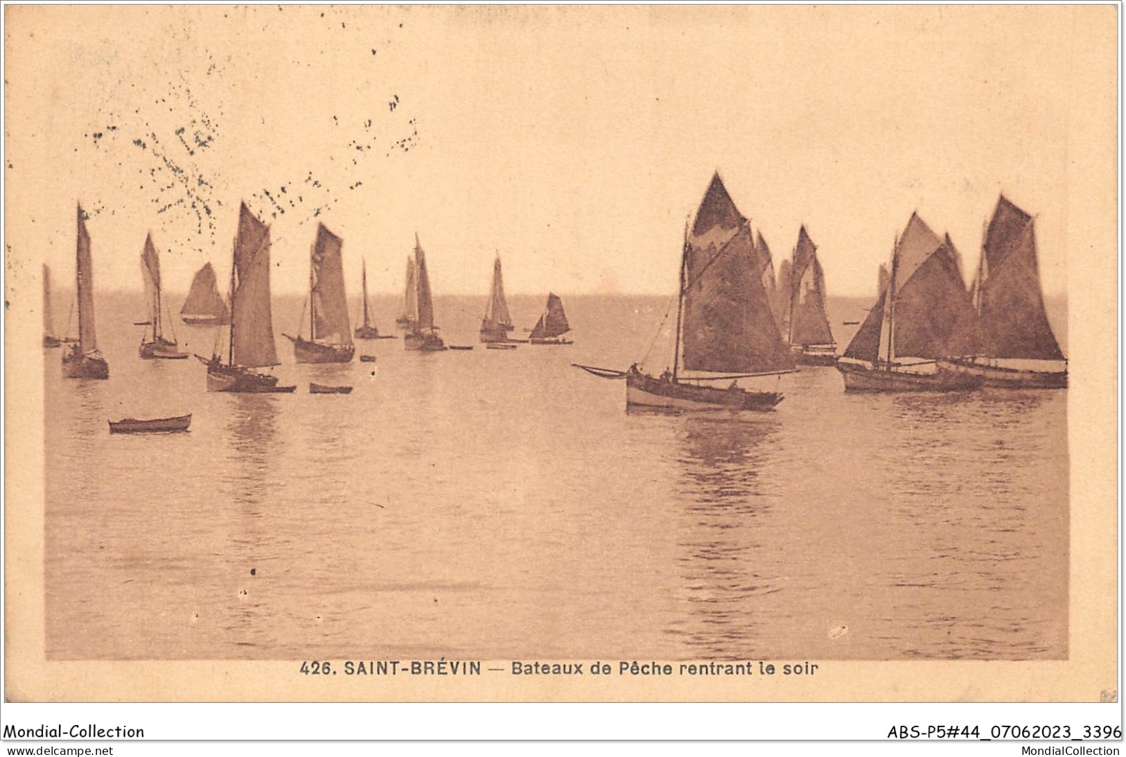 ABSP5-44-0435 - SAINT-BREVIN-L'OCEAN - Bateaux De Peche Rentrant Le Soir  - Saint-Brevin-l'Océan