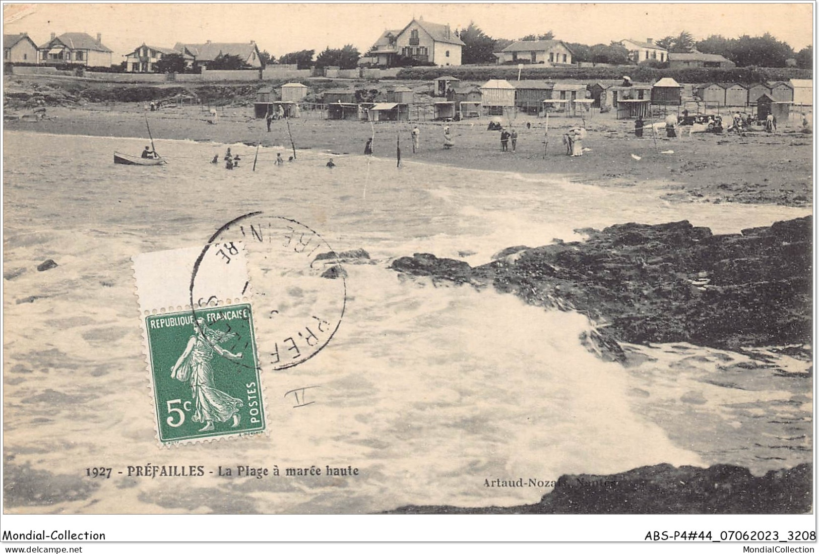 ABSP4-44-0341 - La Plage A Maree Haute  - Préfailles