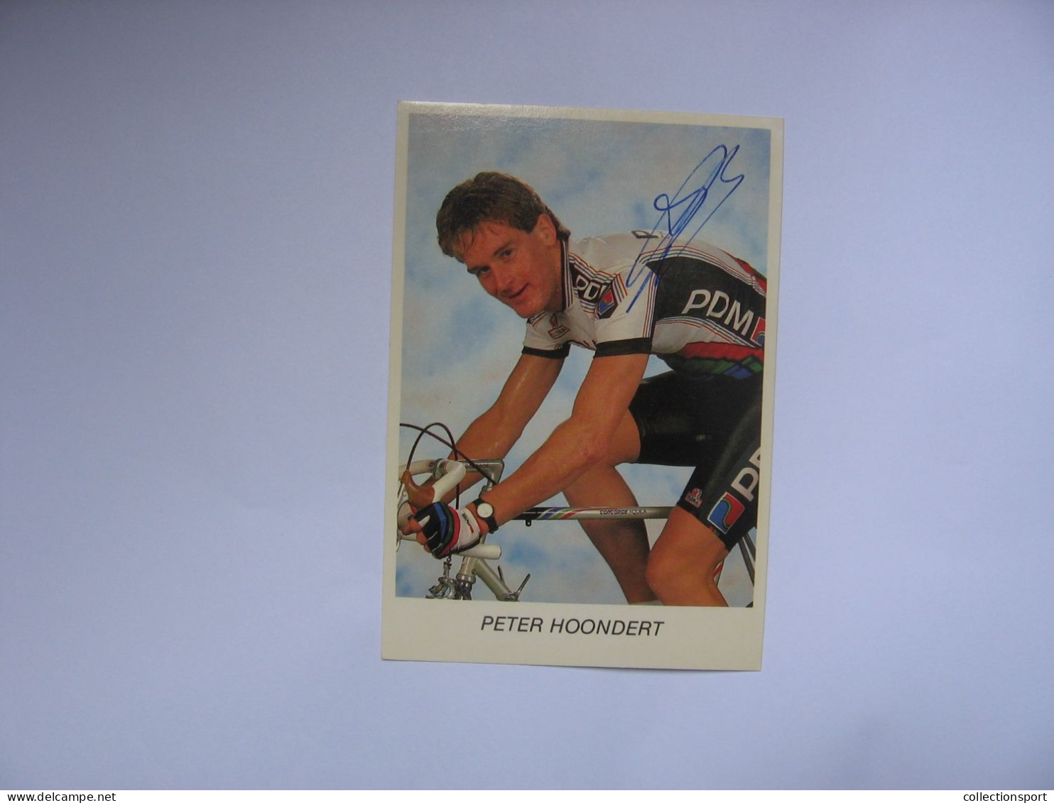 Cyclisme  -  Autographe - Carte Signée Peter Hoondert - Ciclismo