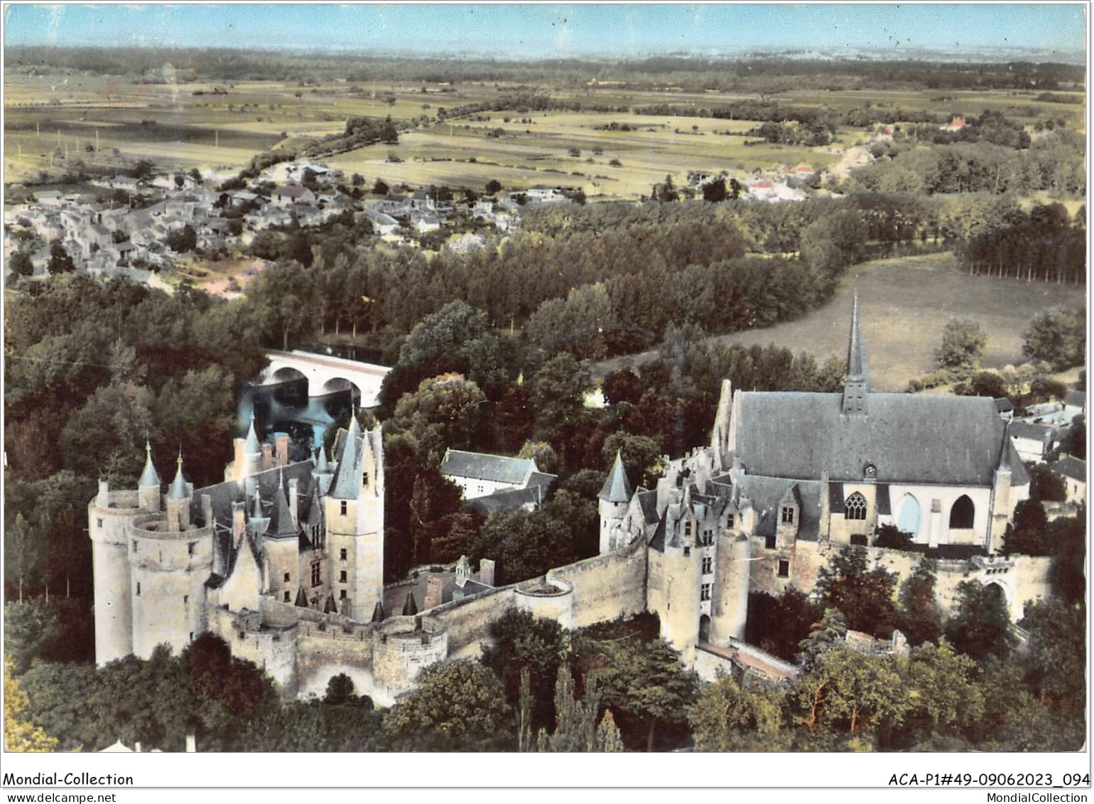 ACAP1-49-0050 - MONTREUIL-BELLAY - Vue Panoramique Sur Le Chateau Et Le Pont Sur Le Thouet - Montreuil Bellay