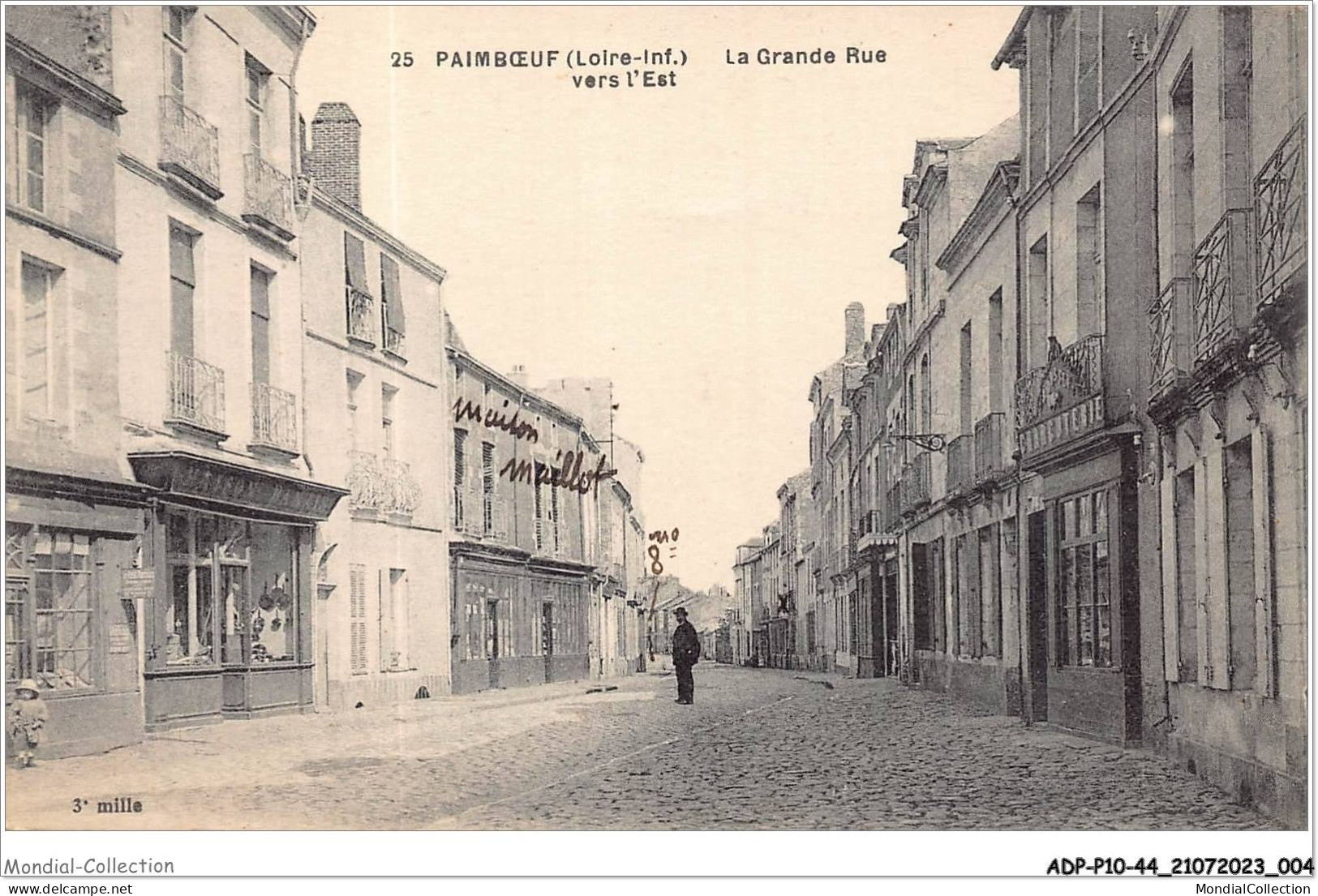 ADPP10-44-0881 - PAIMBOEUF - La Grande Rue Vers L'est - Paimboeuf