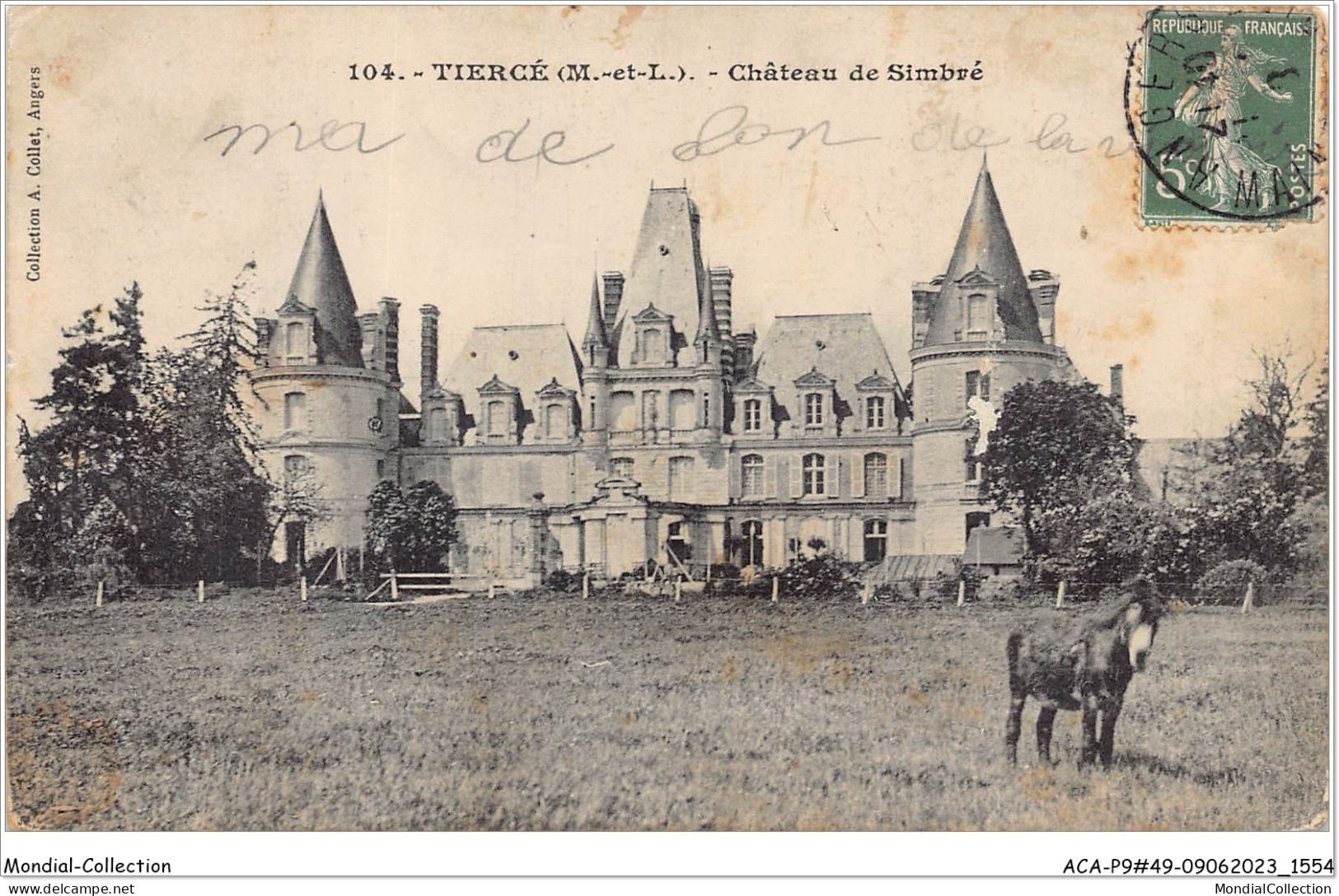 ACAP9-49-0781 - TIERCE - Chateau De Simbré  - Tierce