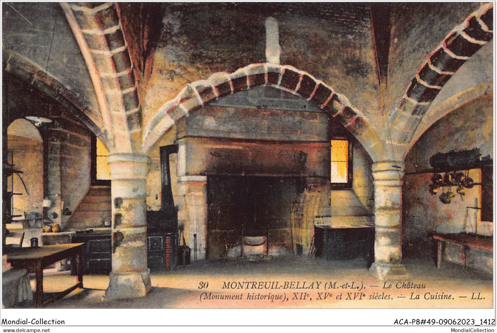 ACAP8-49-0710 - MONTREUIL-BELLAY - La Chateau XIIe Siecle - Montreuil Bellay