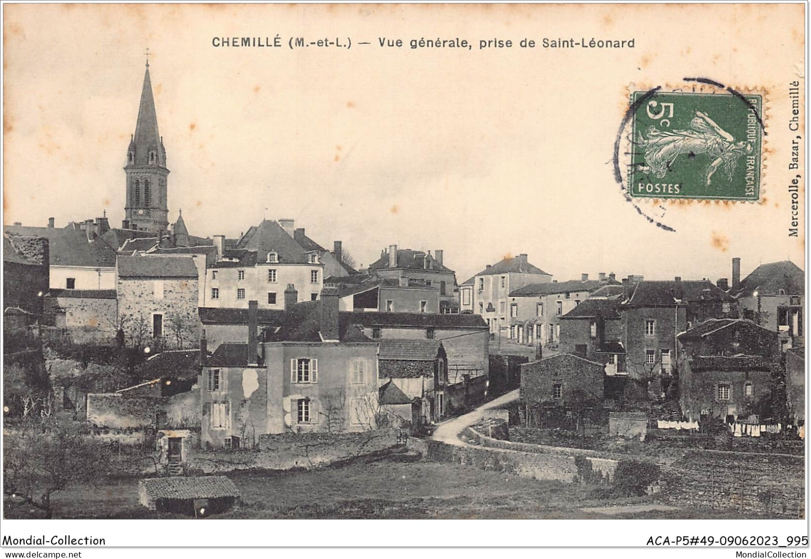 ACAP5-49-0501 - CHEMILLE - Vue Générale ,Prise De Saint-léonard  - Chemille