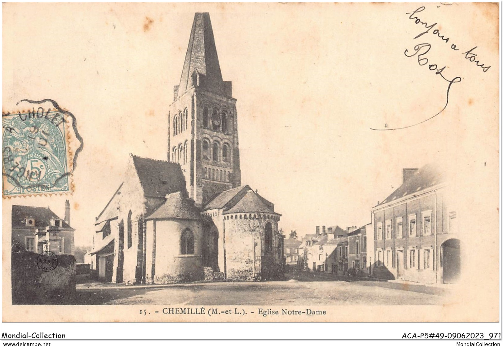 ACAP5-49-0489 - CHEMILLE - Eglise Notre Dame  - Chemille