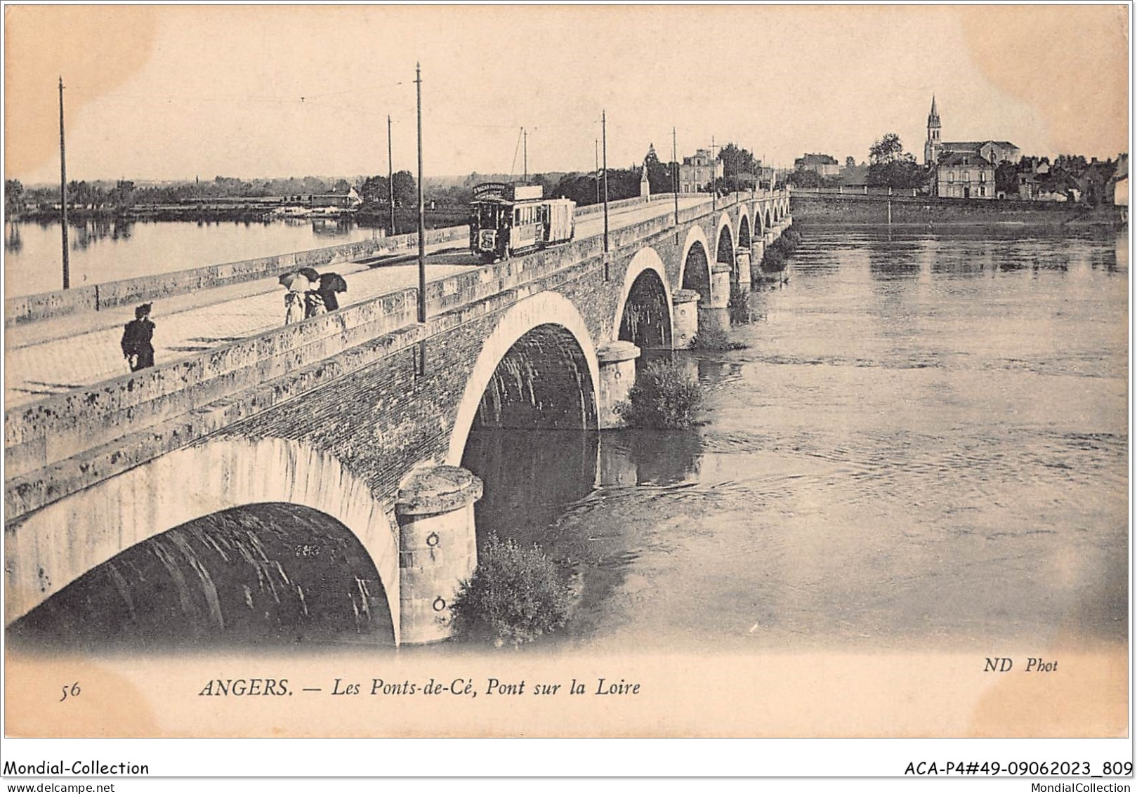 ACAP4-49-0408 - ANGERS - Les Ponts De Cé , Pont Sur La Loire  - Angers