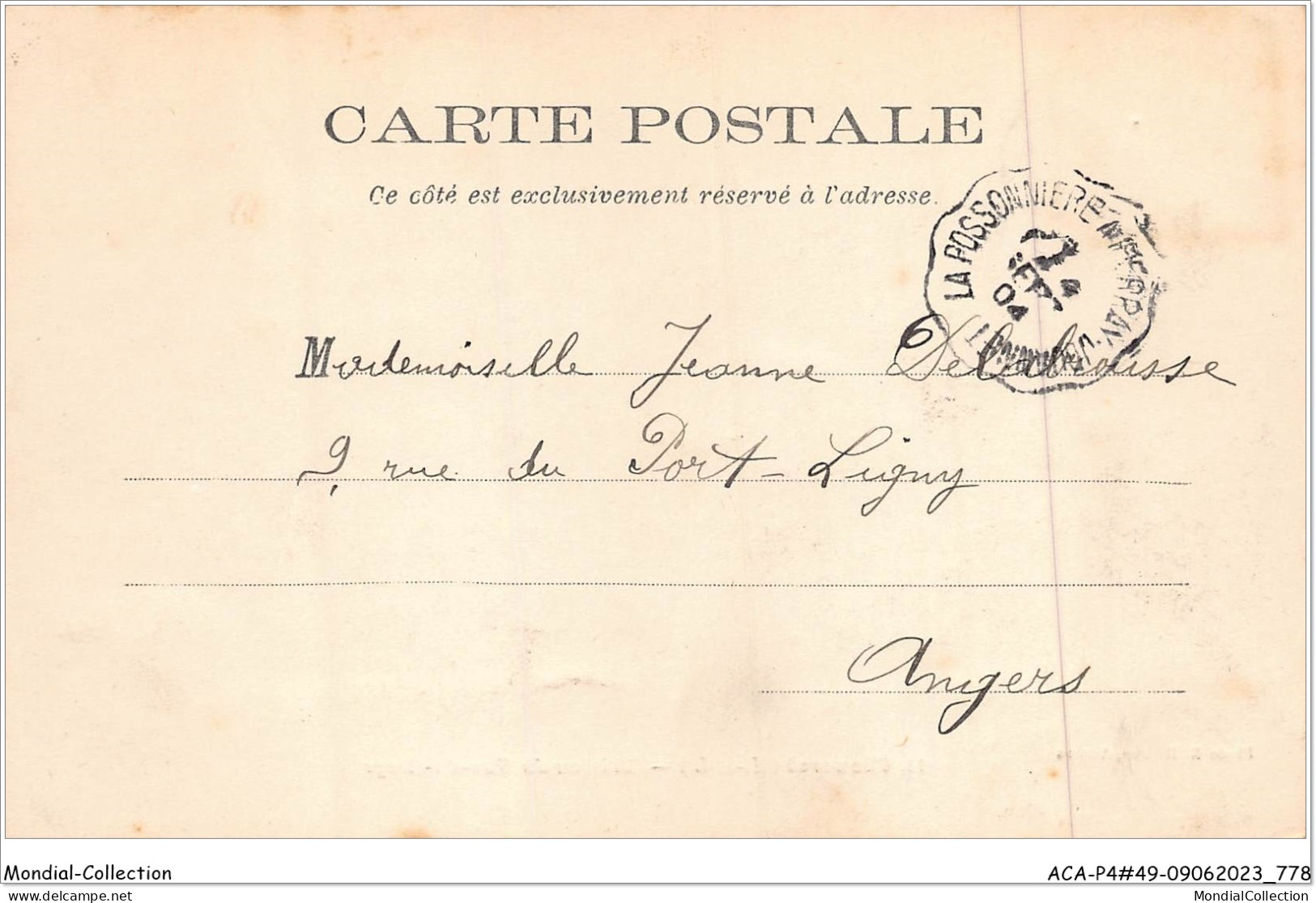ACAP4-49-0392 - THOUARCE - Chateau Du Gue-du-Berge - Thouarce