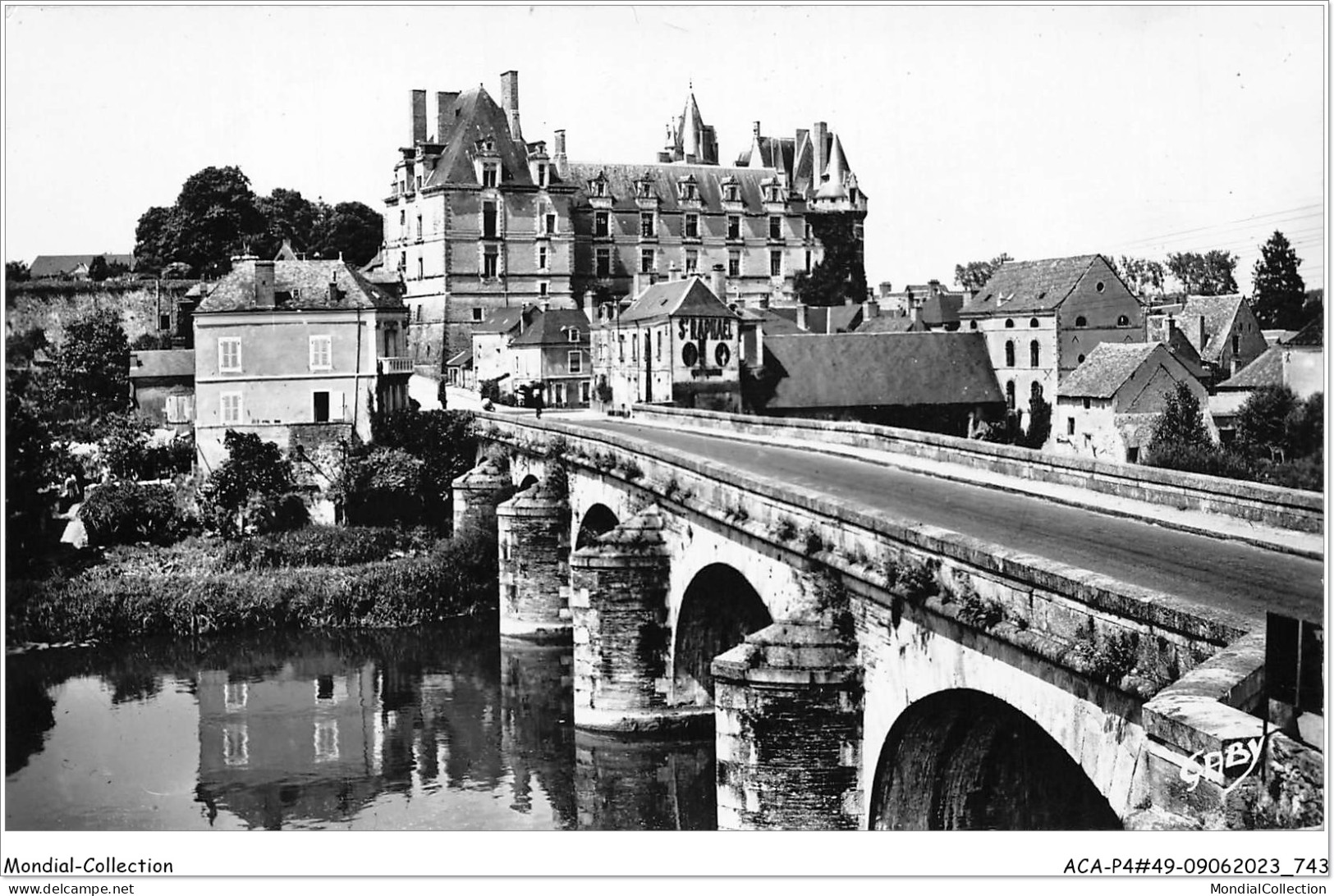 ACAP4-49-0375 - DURTAL - Le Plateau (XIe Siecle) Et Le Pont Sur Le Loir  - Durtal