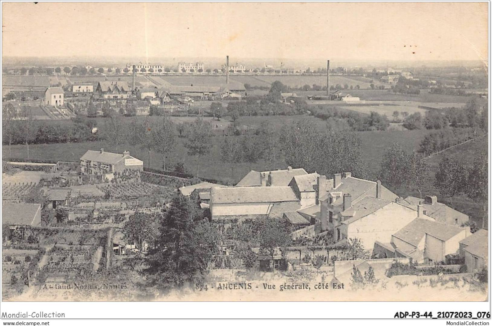 ADPP3-44-0227 - ANCENIS - Vue Générale - Est - Ancenis