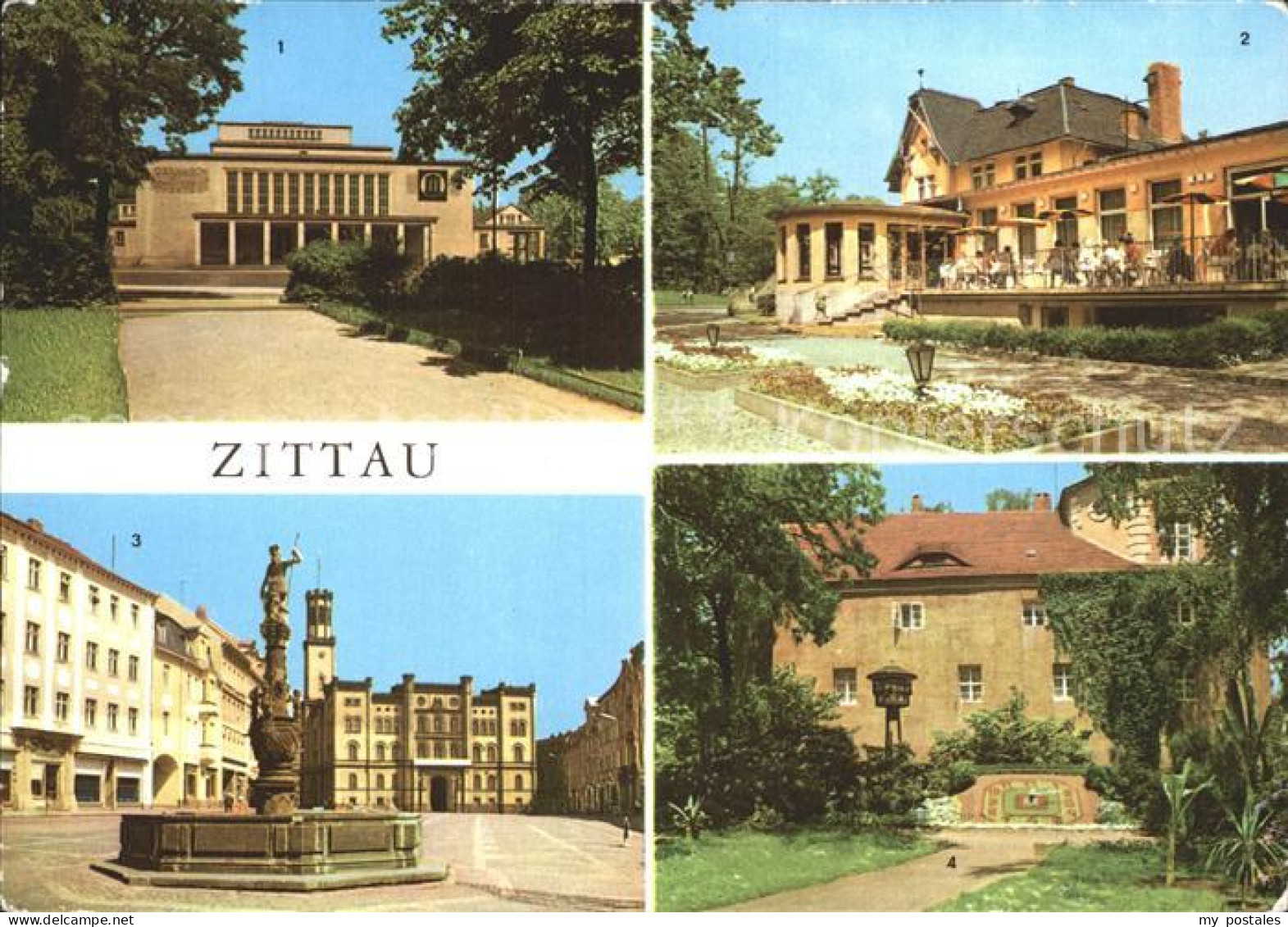 72223311 Zittau Gerhart-Hauptmann Theater HOG Burgteich Platz Der Jugend Zittau - Zittau