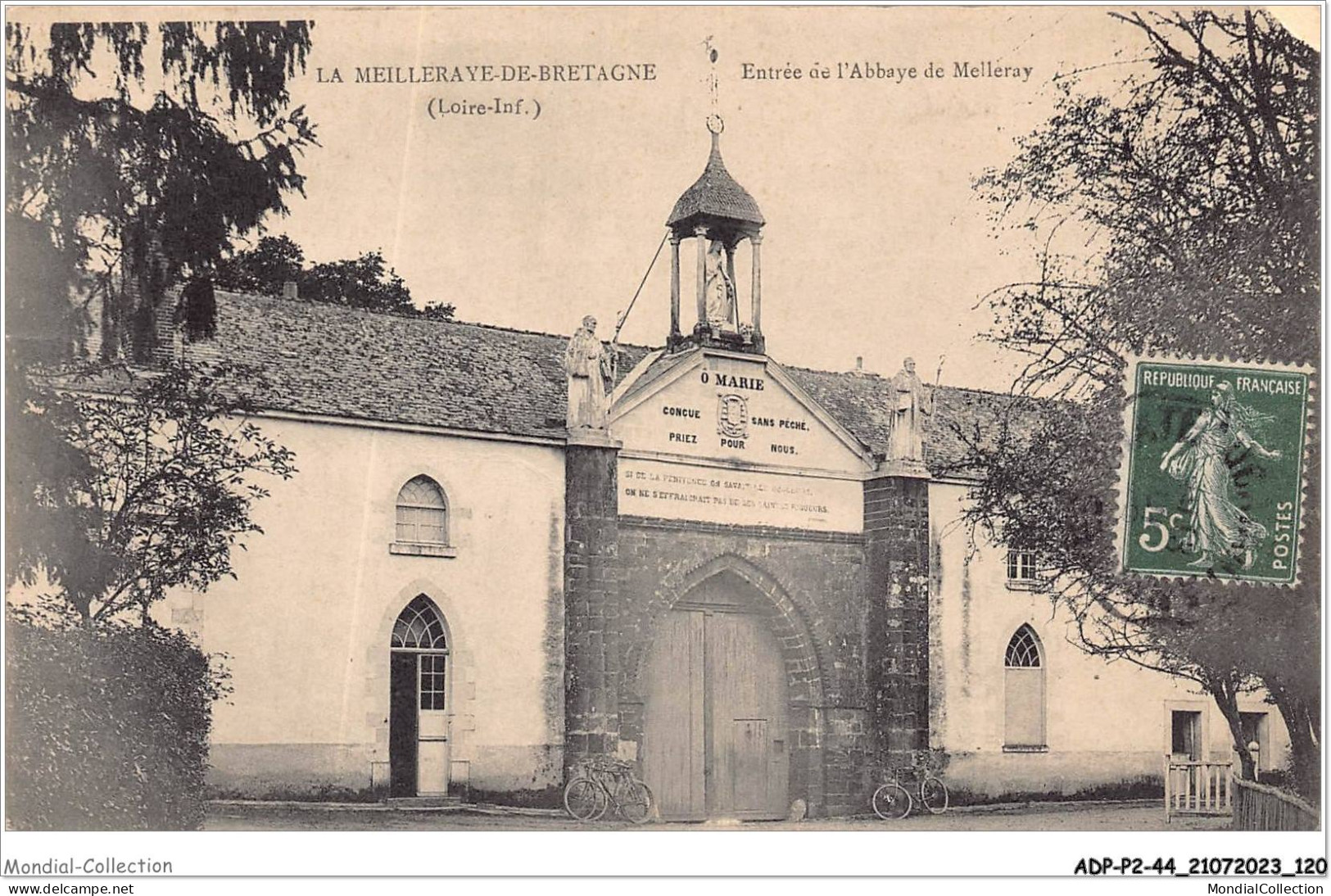 ADPP2-44-0154 - LA MEILLERAYE-DE-BRETAGNE - Entrée De L'abbaye De Melleray - Sonstige & Ohne Zuordnung