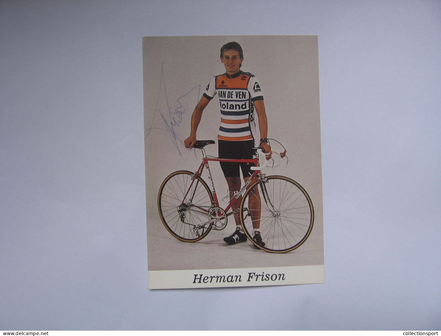 Cyclisme  -  Autographe - Carte Signée Herman Frison - Radsport