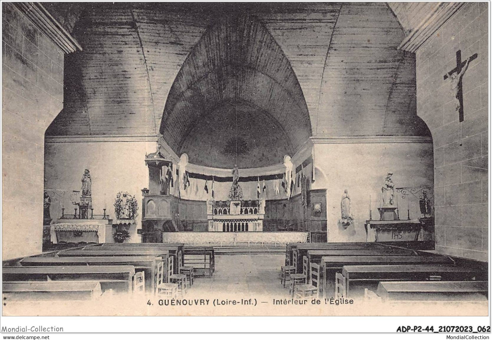 ADPP2-44-0125 - GUENOUVRY - Intérieur De L'église - Sonstige & Ohne Zuordnung