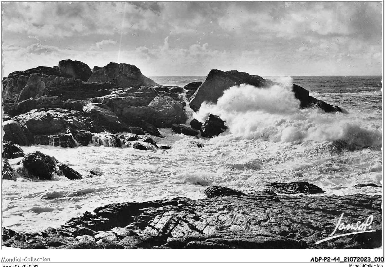 ADPP2-44-0099 - LA COTE D'AMOUR - Les Rochers De La Grande Côte - Sonstige & Ohne Zuordnung