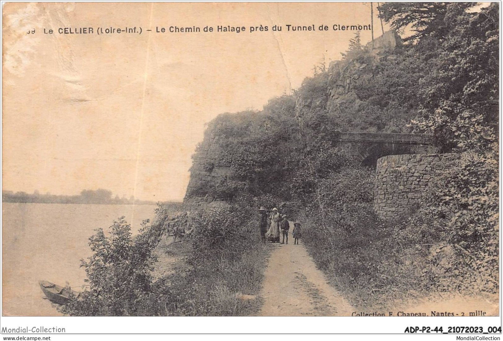 ADPP2-44-0096 - LE CELLIER - Le Chemin De Halage Près Du Tunnel De Clermont - Le Cellier