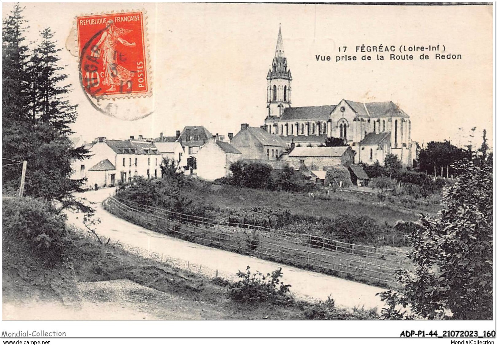 ADPP1-44-0081 - FEGREAC - Vue Prise De La Route De Redon - Sonstige & Ohne Zuordnung