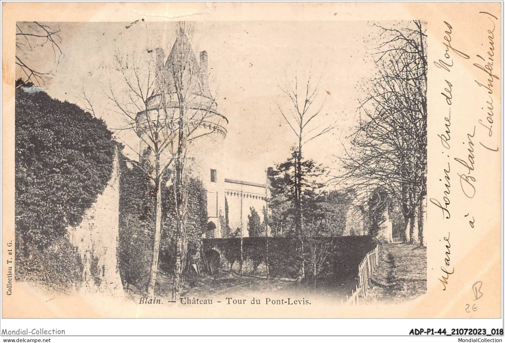 ADPP1-44-0010 - BLAIN - Château - Tour Du Pont Levis - Blain